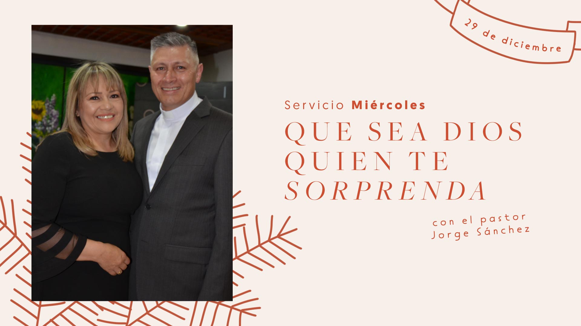 Que sea Dios quien te sorprenda