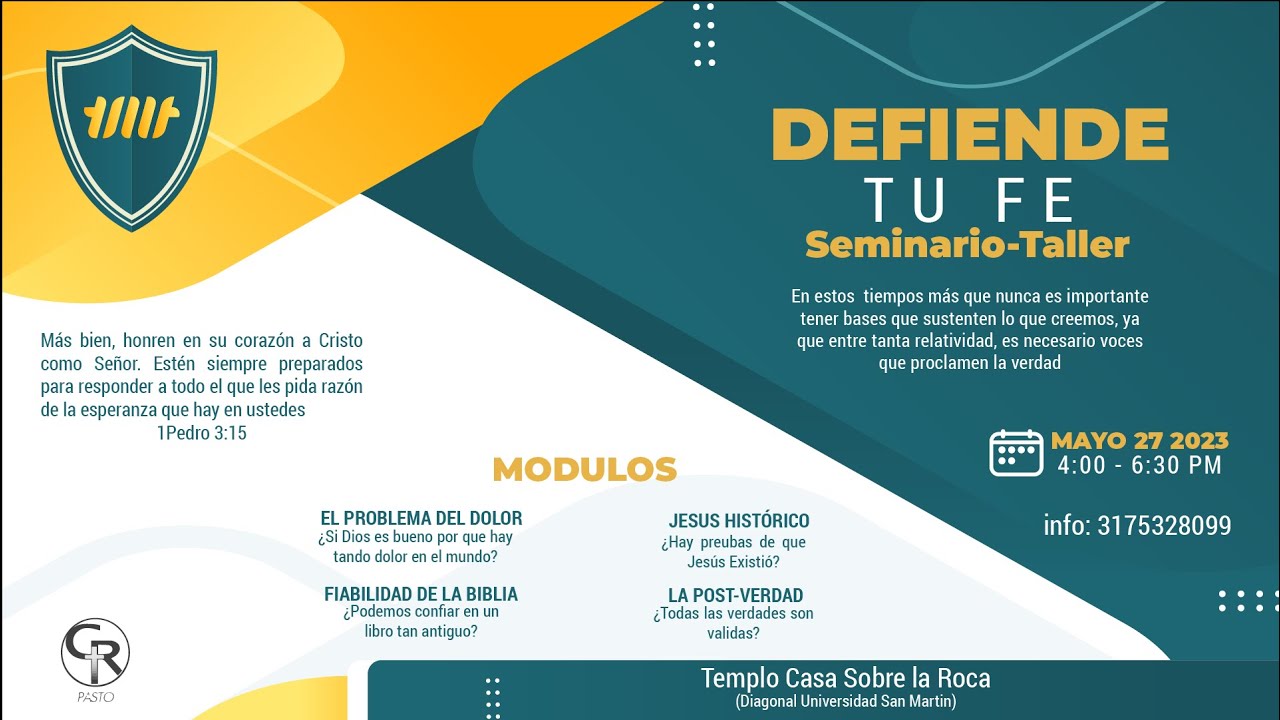 Seminario Defiende tu fe
