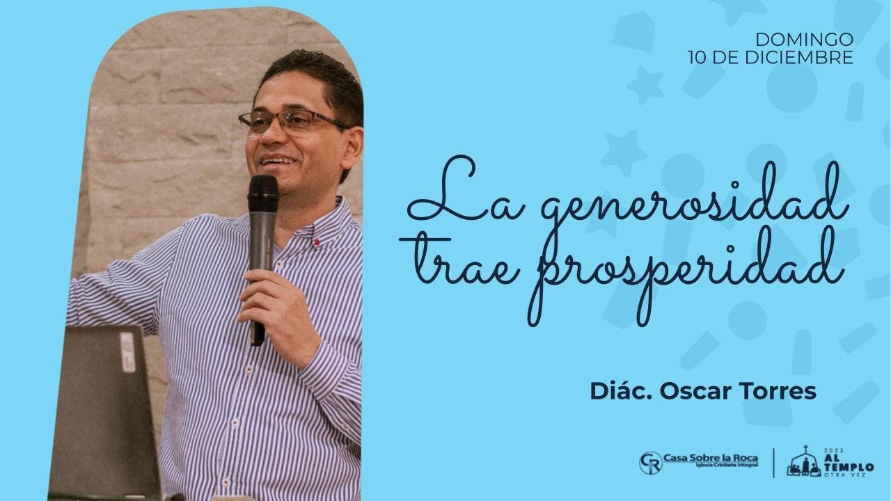 La generosidad trae prosperidad