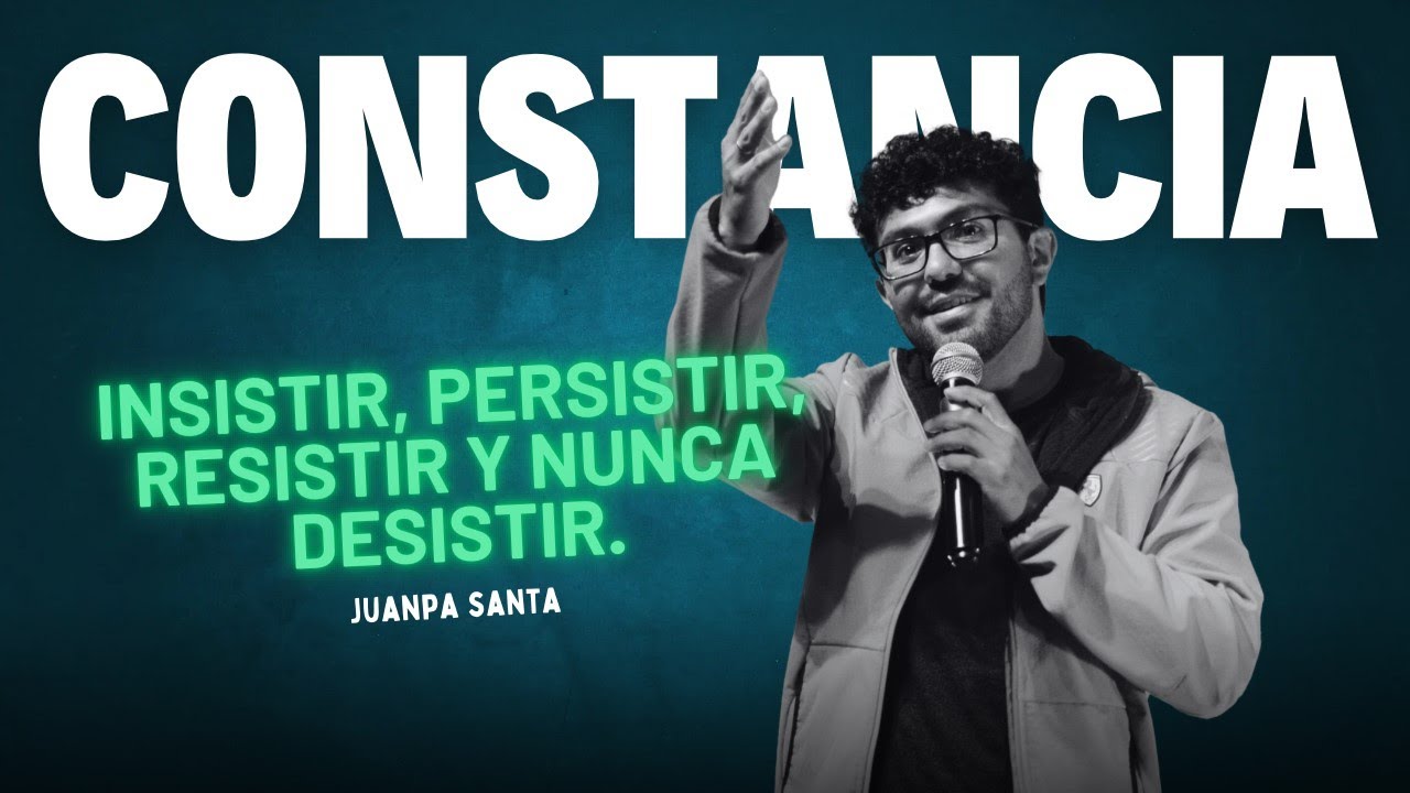 Insistir, persistir, resistir y nunca desistir