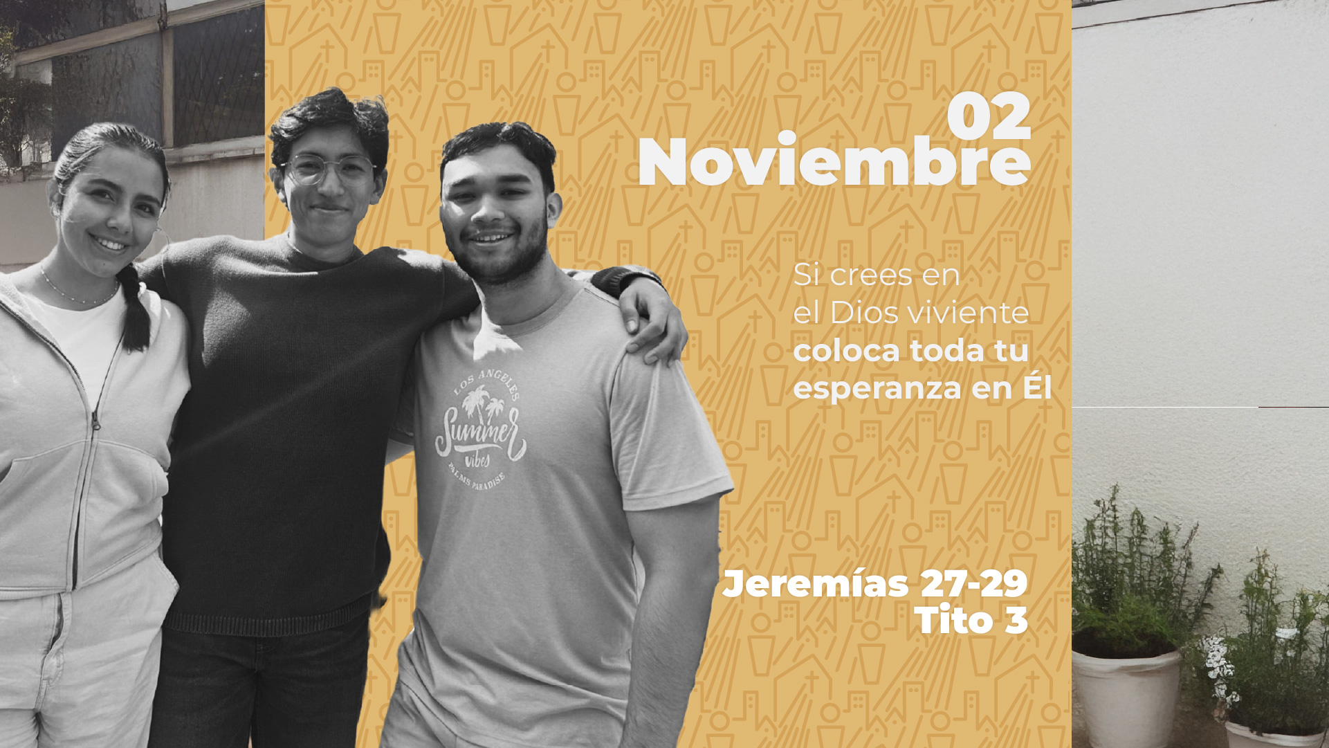 Noviembre 02 | Toda tu esperanza en Él