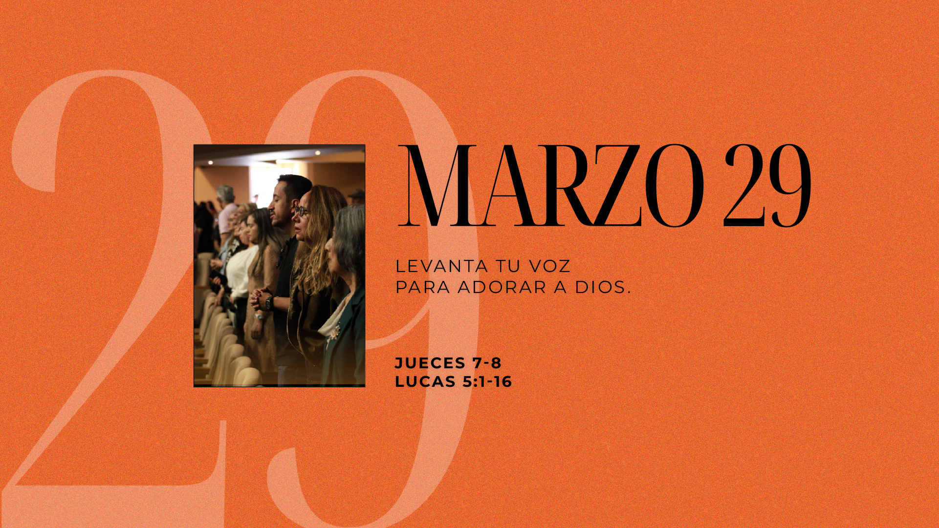 Marzo 29 | Levanto mi voz