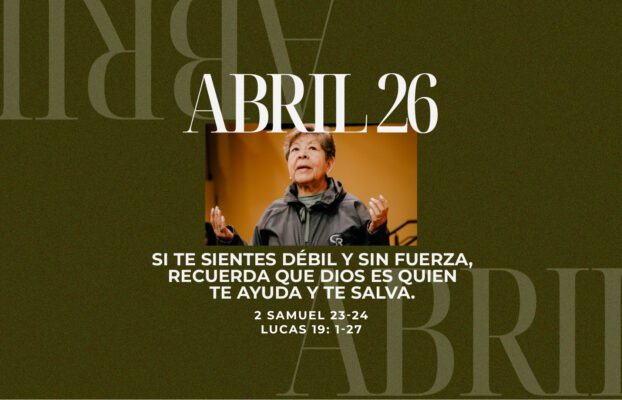 Abril 26 | Cuando me siento débil