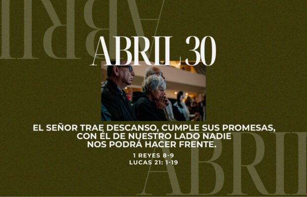 Abril 30 | Pelea mis batallas