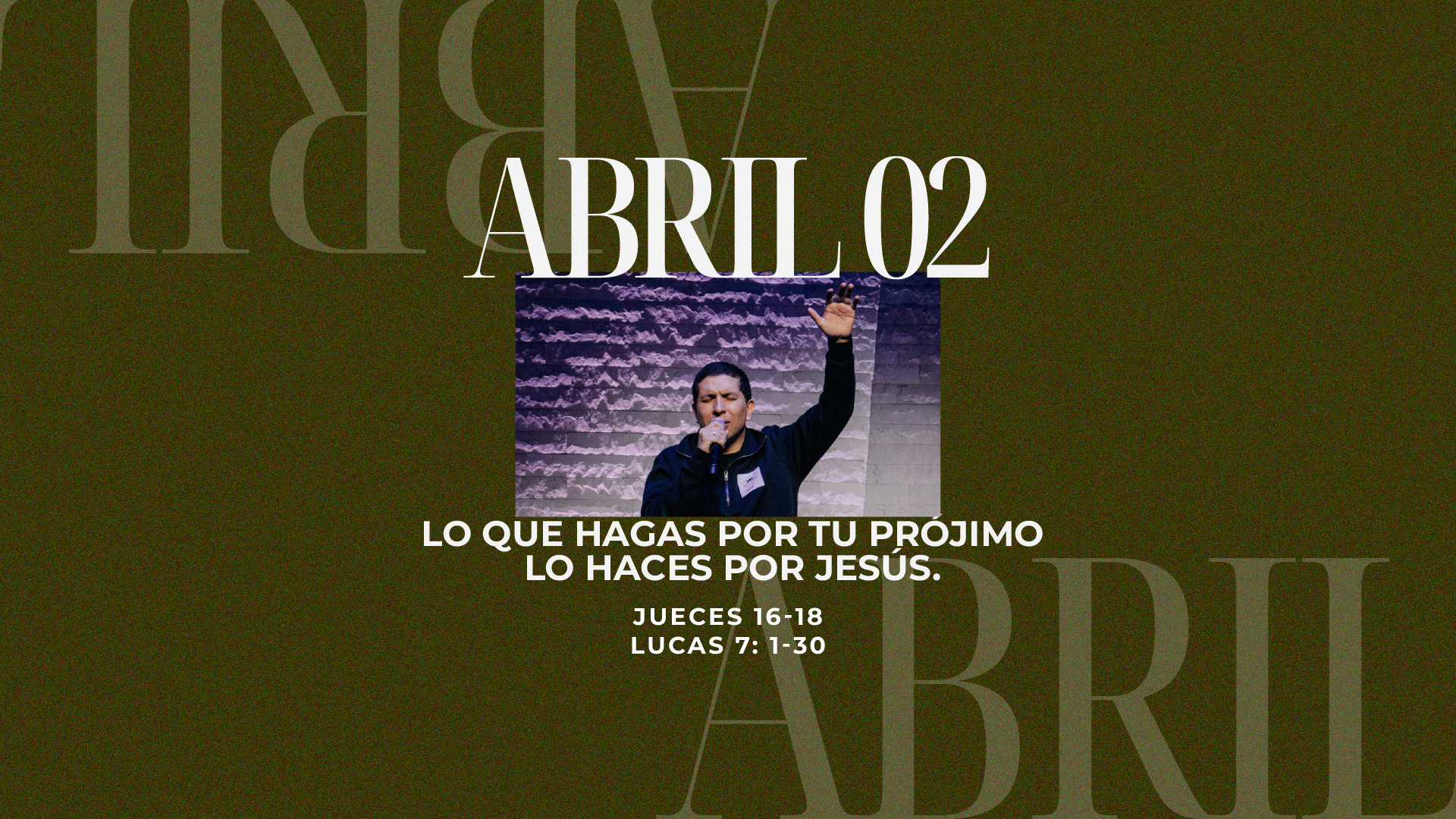 Abril 02 | Una oportunidad para ayudar
