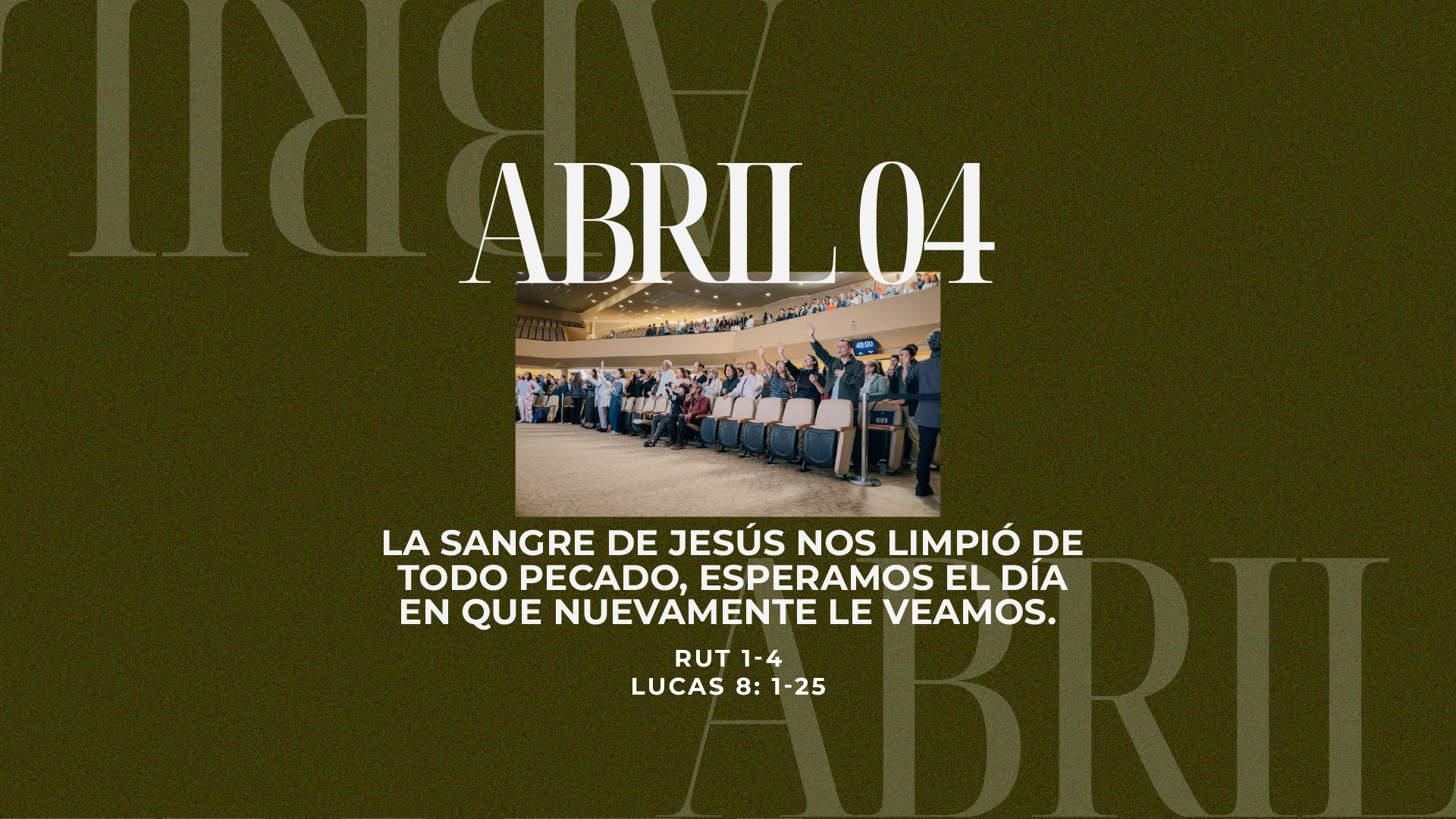 Abril 04 | En memoria de Ti