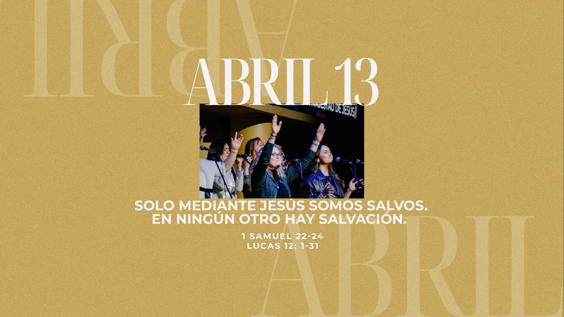 Iglesia Casa Sobre la Roca | Casa Sobre la Roca | Iglesia Cristiana Integral 16 Abril 13 | Hay salvación