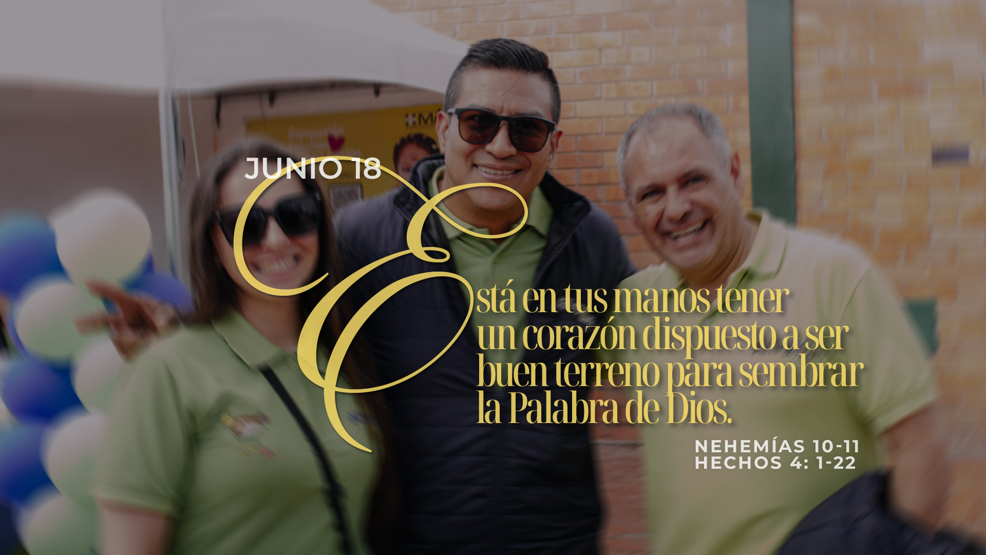 Junio 18 | Buen fruto