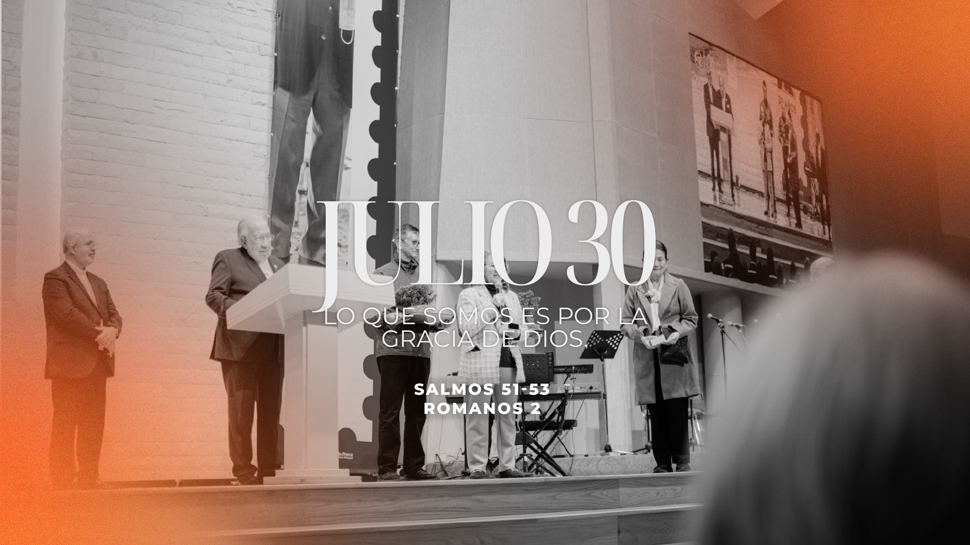 Julio 30 | Es por tu gracia