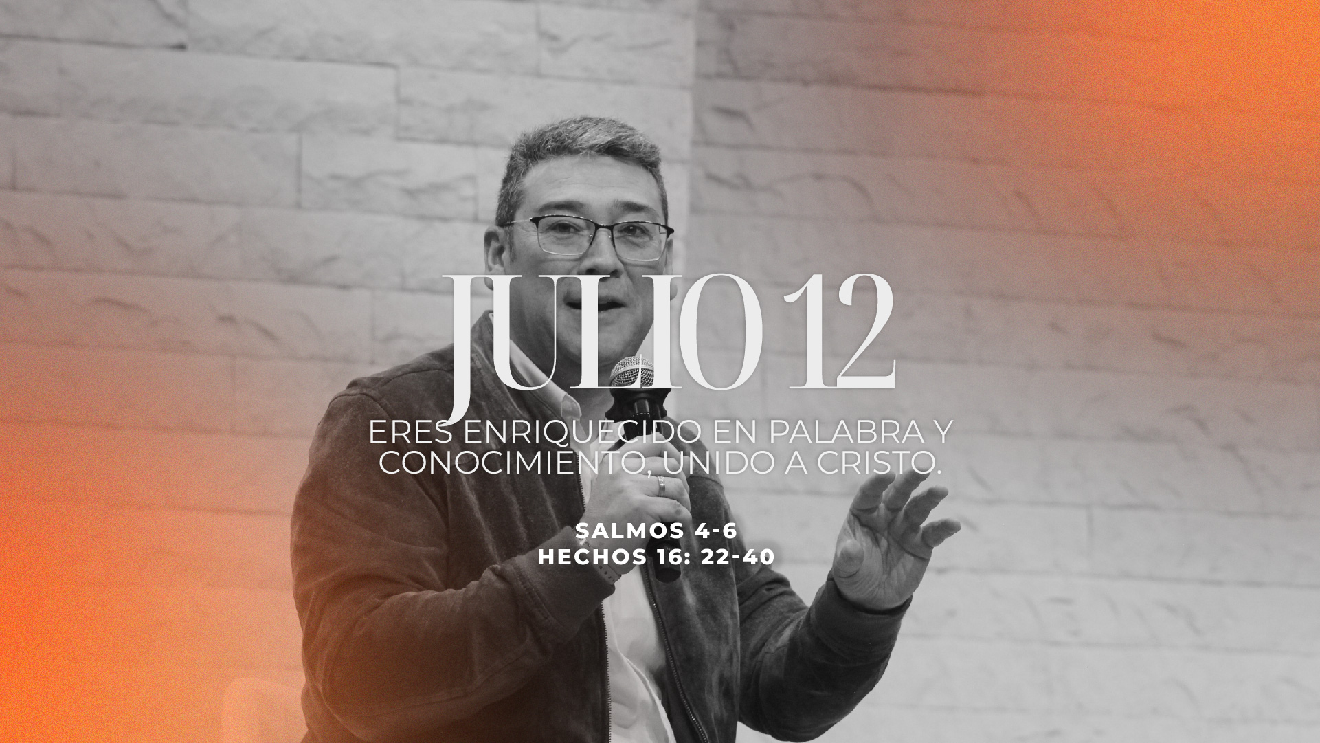 Julio 12 | Palabra y conocimiento