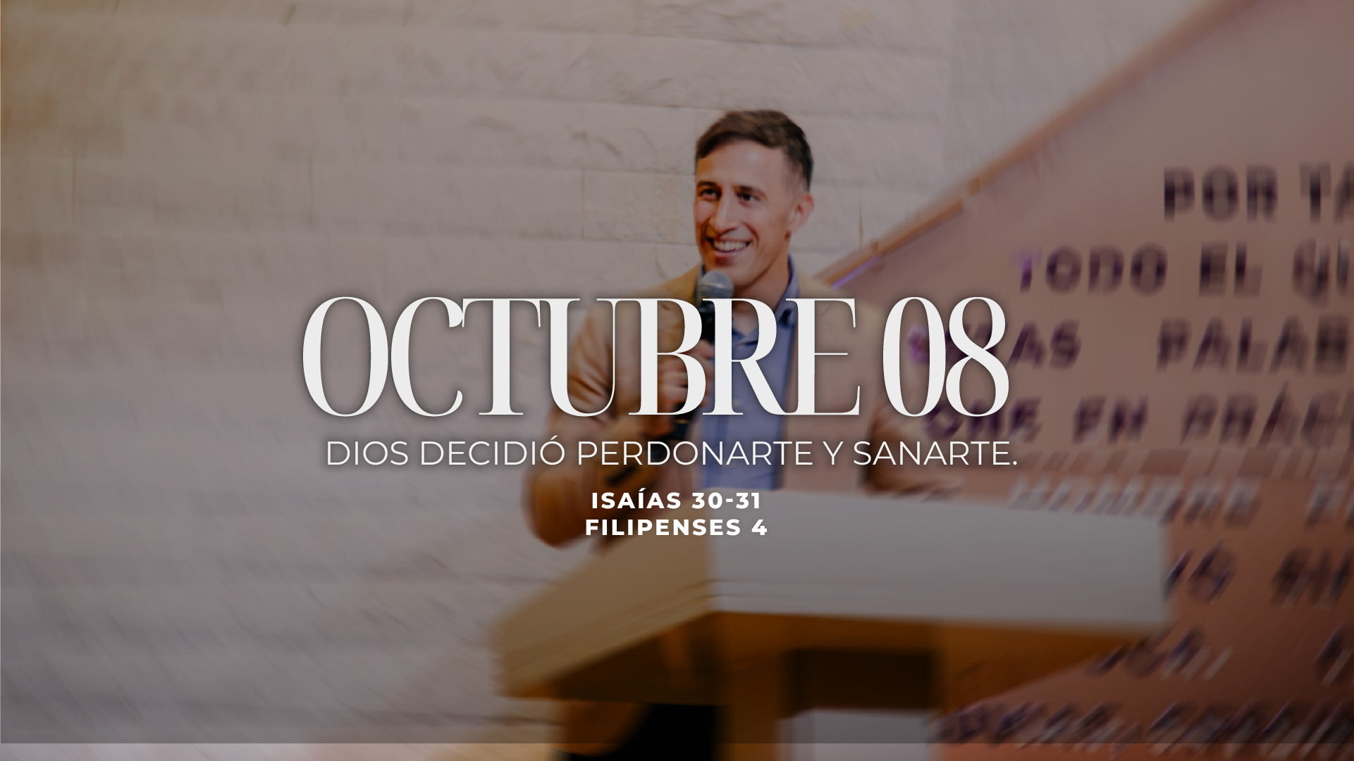 Octubre 08 | Me perdonó y sanó