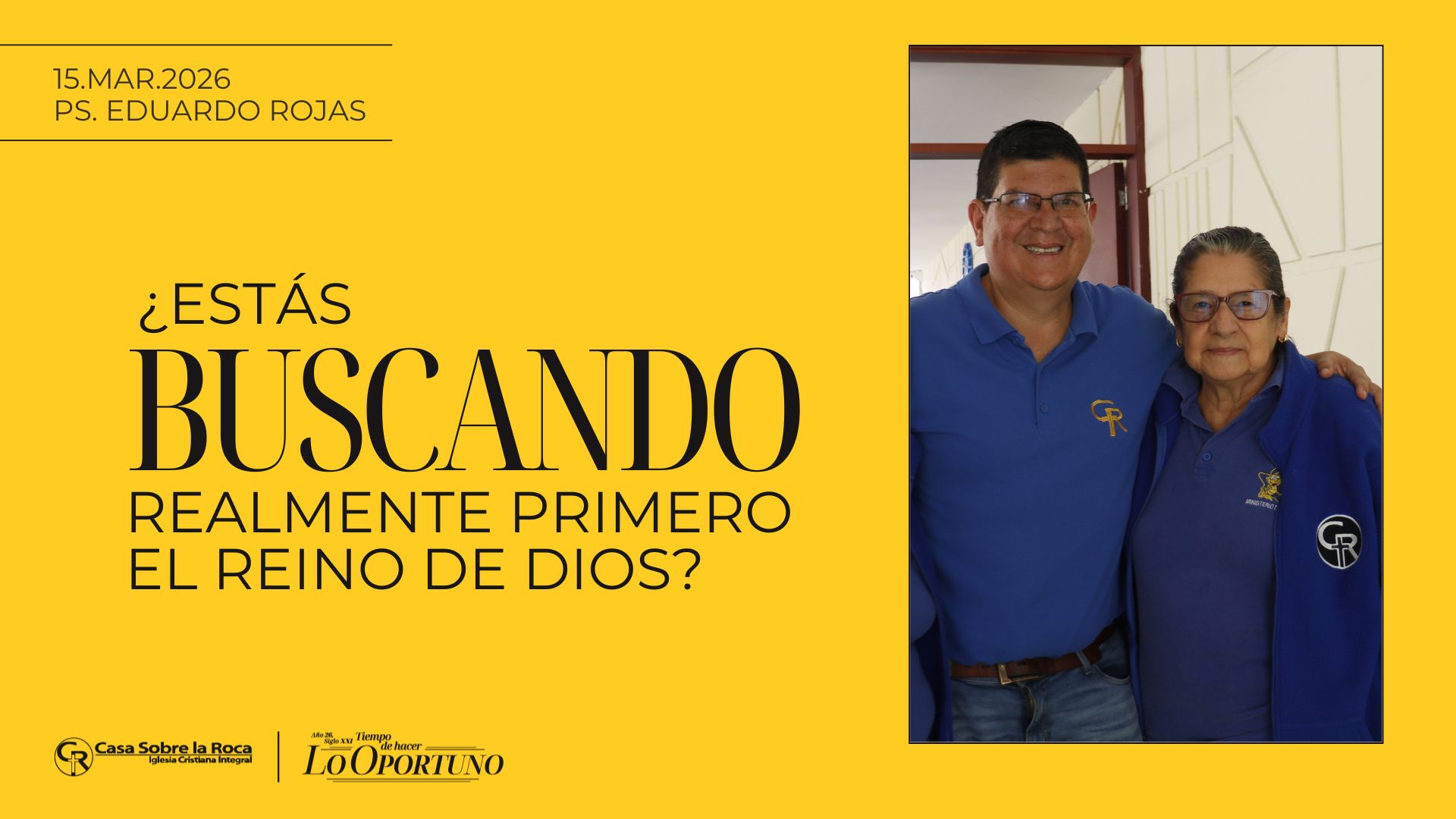 ¿Estás buscando realmente primero el reino de Dios?