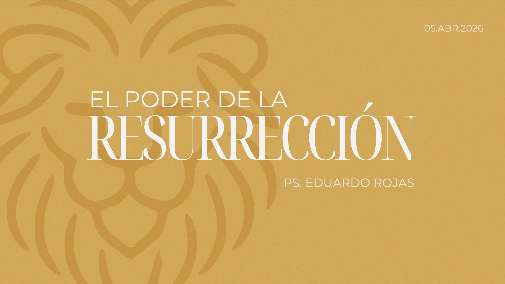 El poder de la resurrección