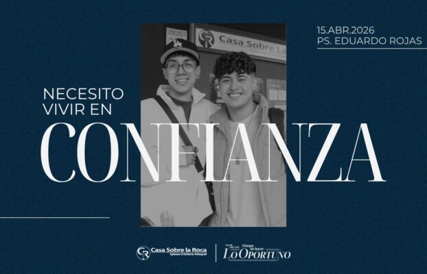 Necesito vivir en confianza