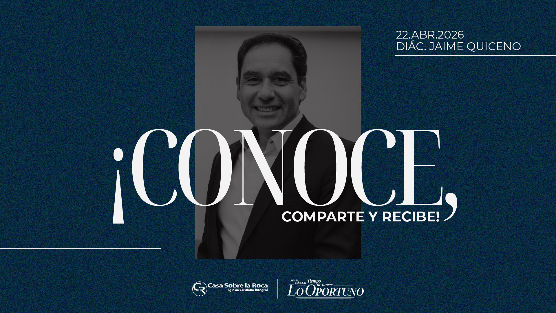 ¡Conoce, comparte y recibe!