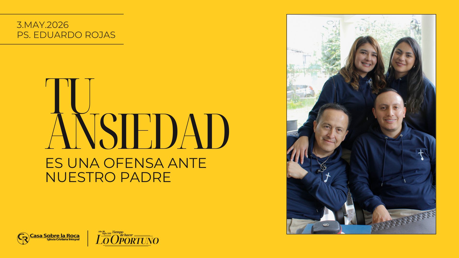 Tu ansiedad… es una ofensa ante nuestro Padre