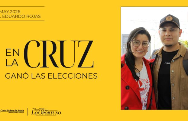 En la cruz ganó las elecciones