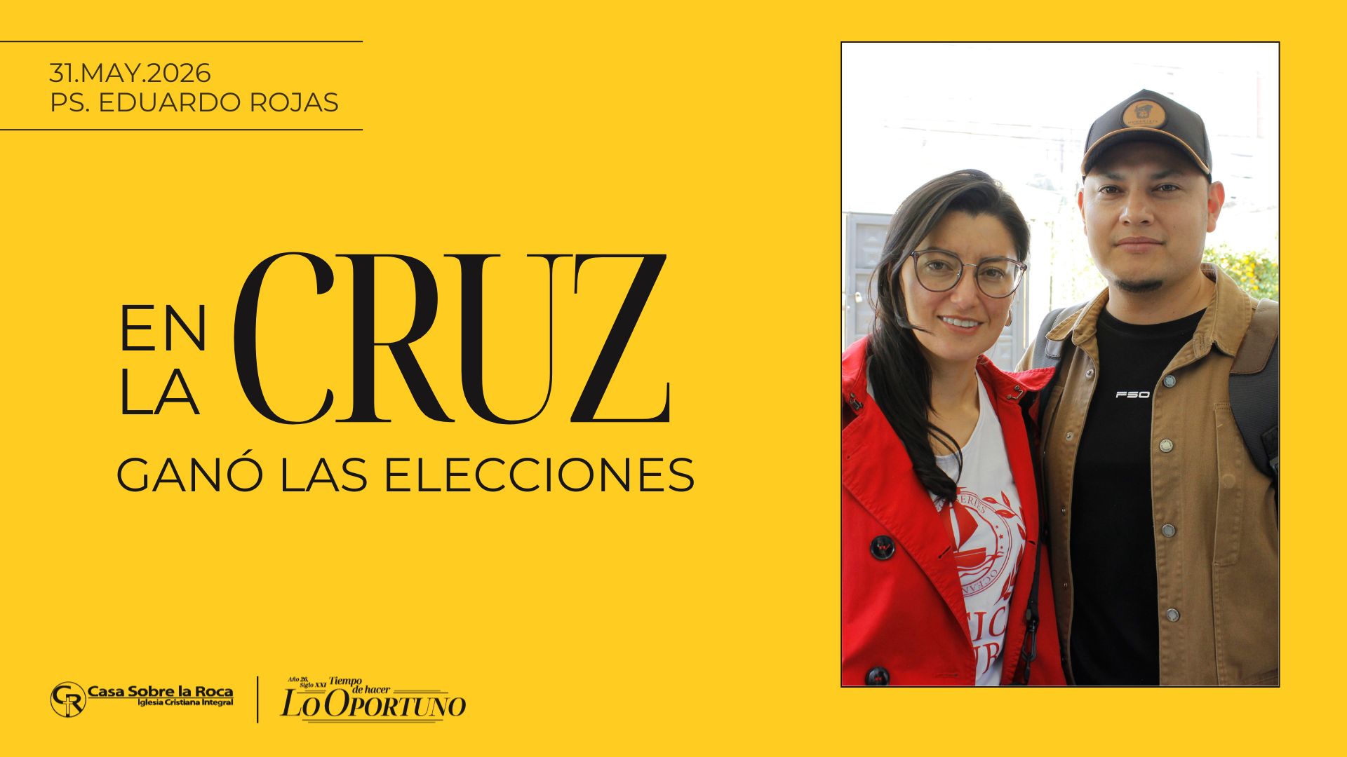 En la cruz ganó las elecciones