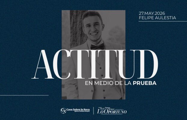 Actitud en medio de la prueba