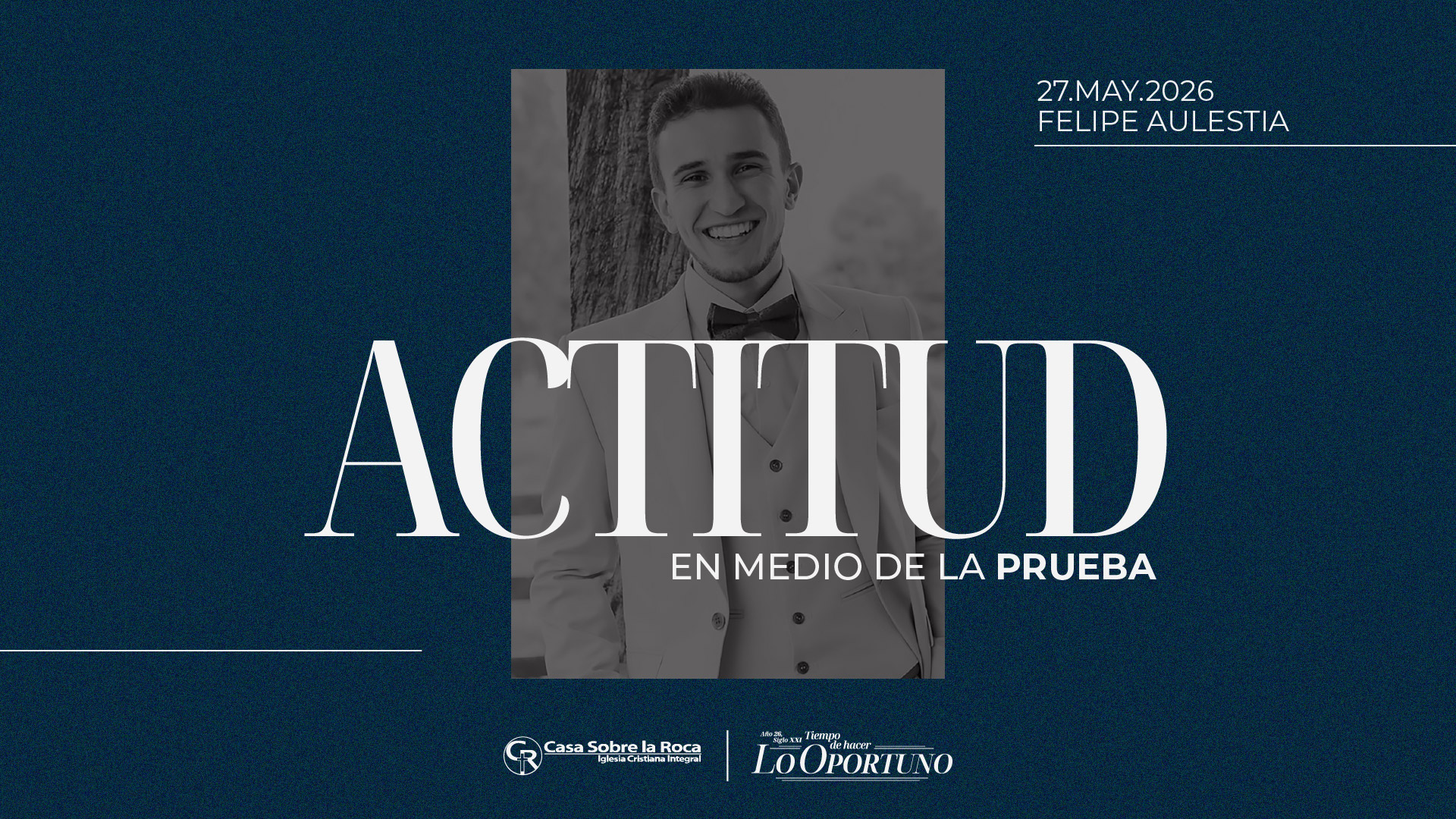 Actitud en medio de la prueba