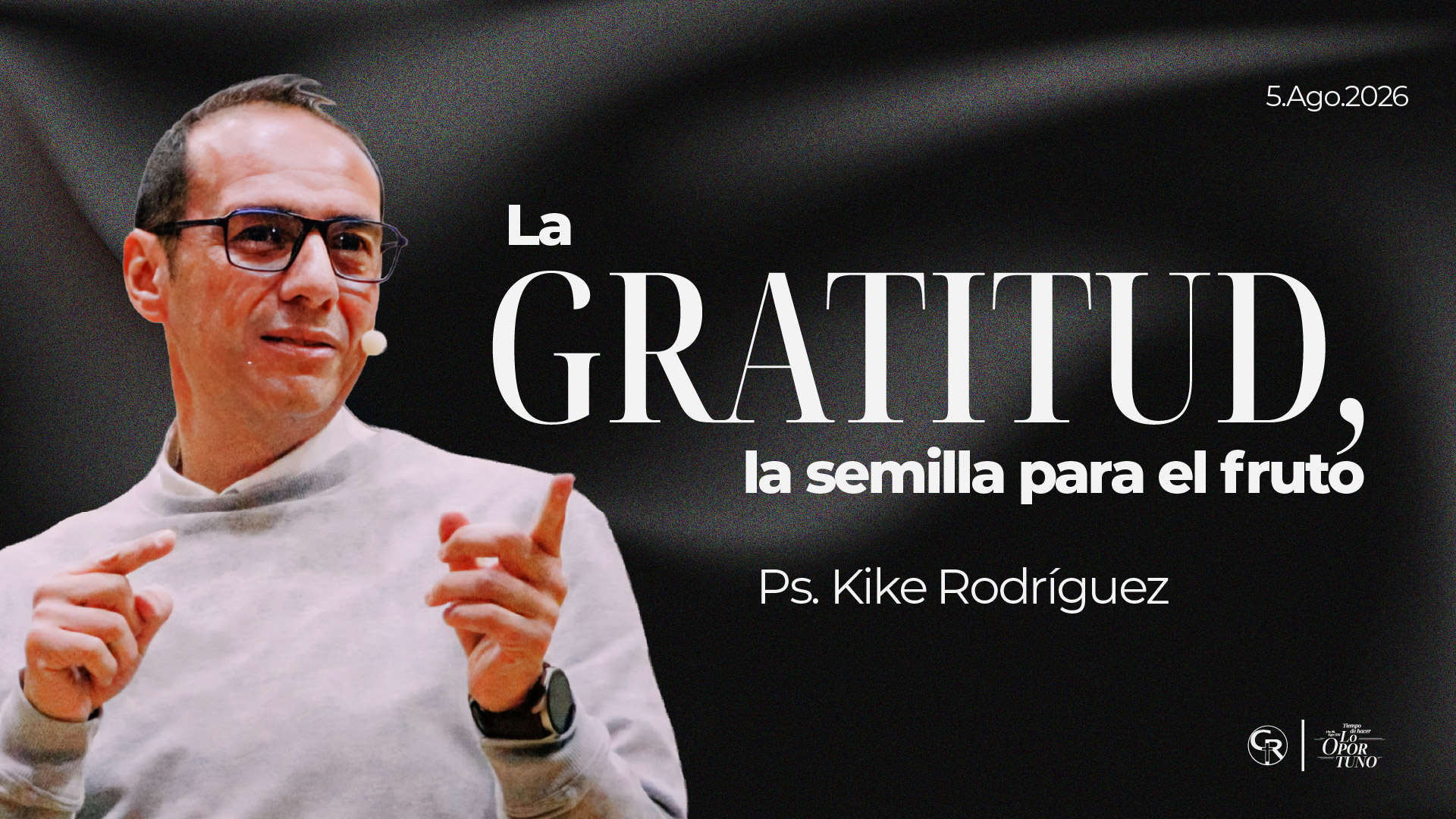 La gratitud, la semilla para el fruto