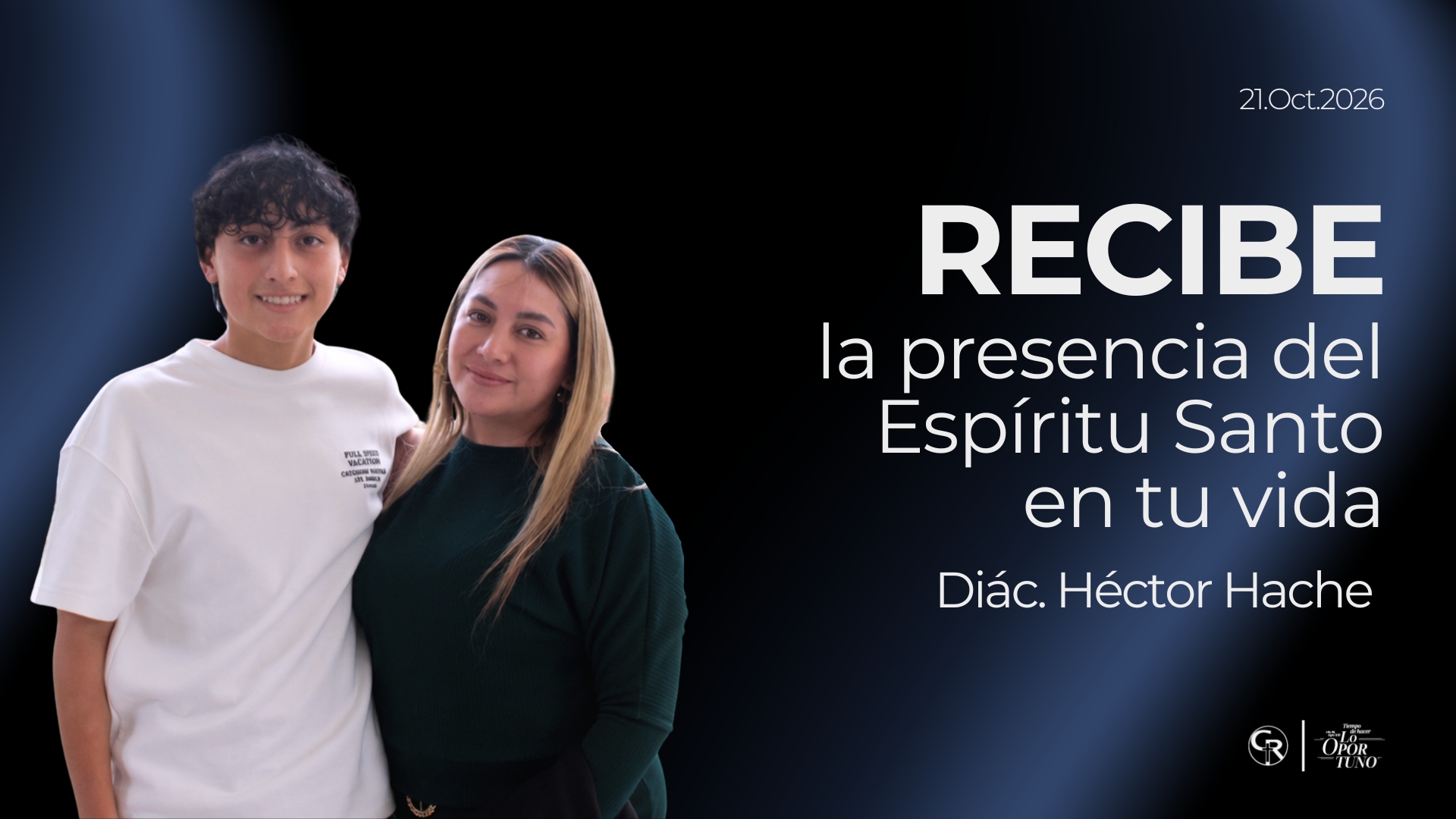 Recibe la presencia del Espíritu Santo en tu vida